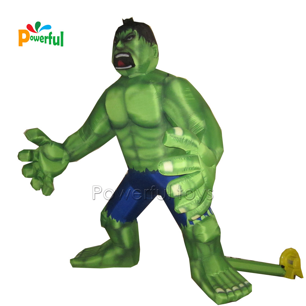 Amazing Design Large Inflatable Hulk Green Inflatable Muscle Man