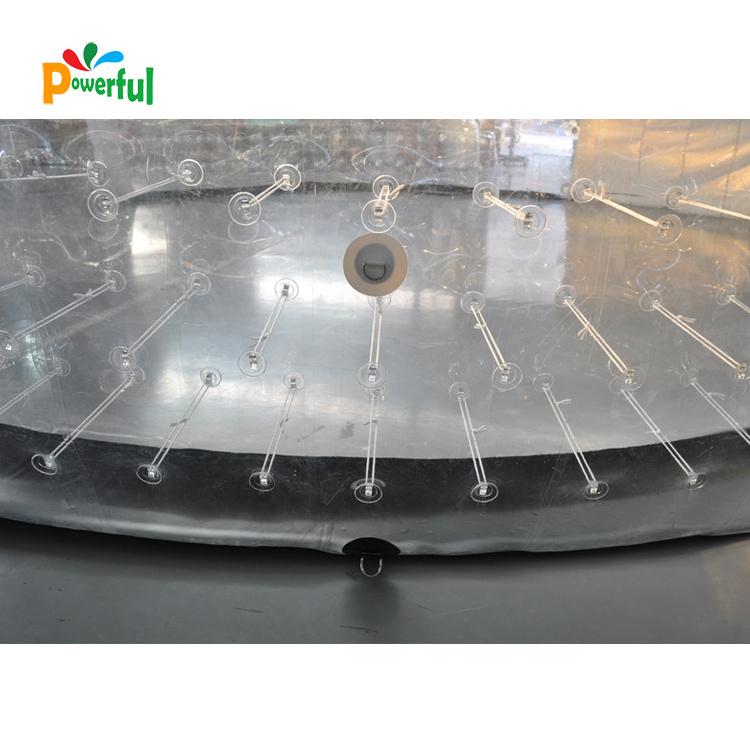 Outdoor used transparent inflatable pool dome with covered tents from China inflatable pool cover tent factory