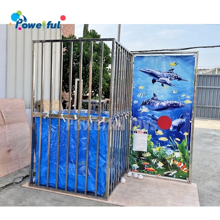 New adult water game splash games dunk tank dunking machine