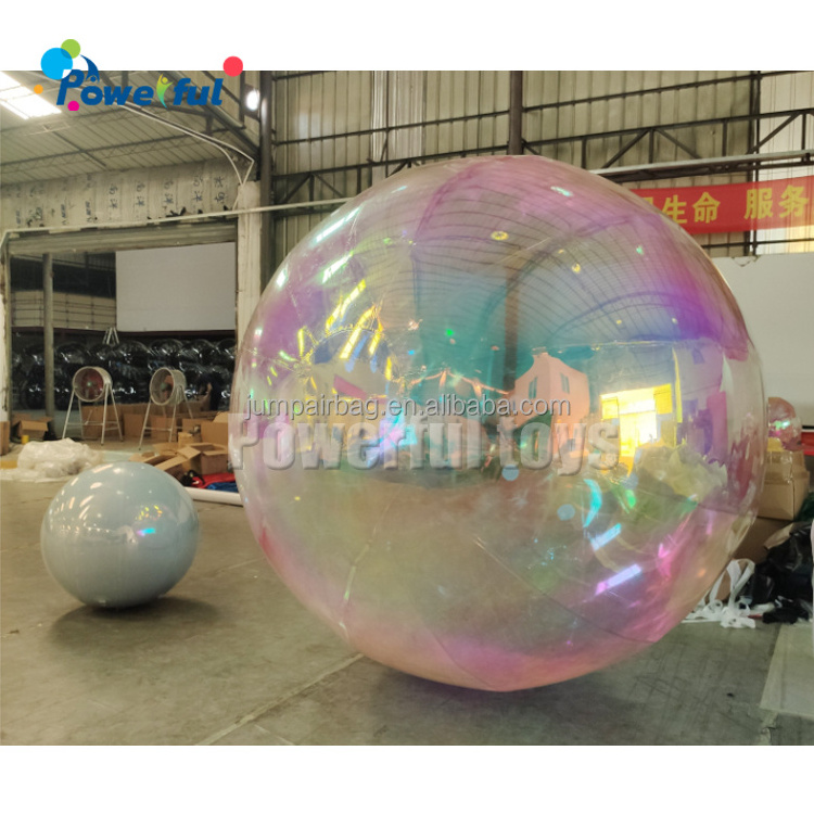 Fashion Attractive Design Pvc Inflatable Mirror Balloon Giant Spheres Inflatable Christmas Decorative Mirror Ball