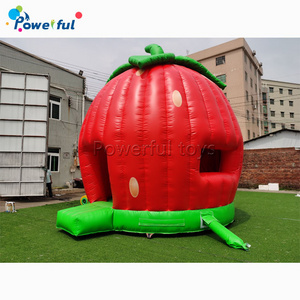 Factory Bouncer Inflatable strawberry Bounce House Bouncy Castle Combo With Slide