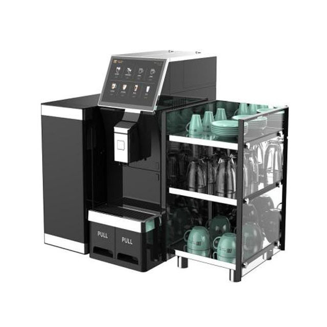 Commercial Professional  Full Auto Cappuccino Latte Espresso Coffee Machine Coffee Vending Machine