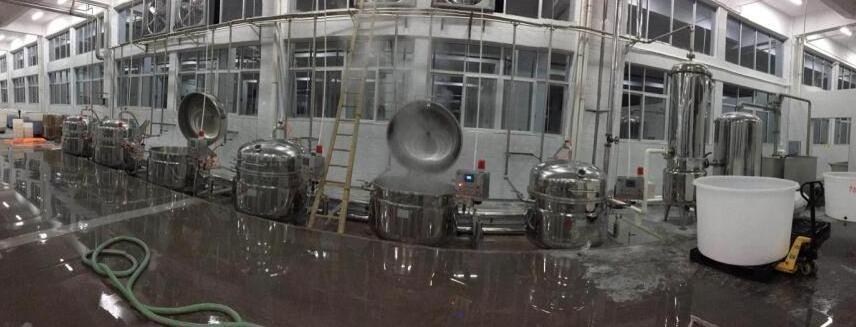 1000L Industrial Vacuum dip Sugar Pot Pan for candied / pickles production line machine