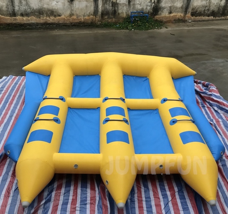 2021 best Water Towable Boat 6 seats Inflatable Flying Fish adults water park games