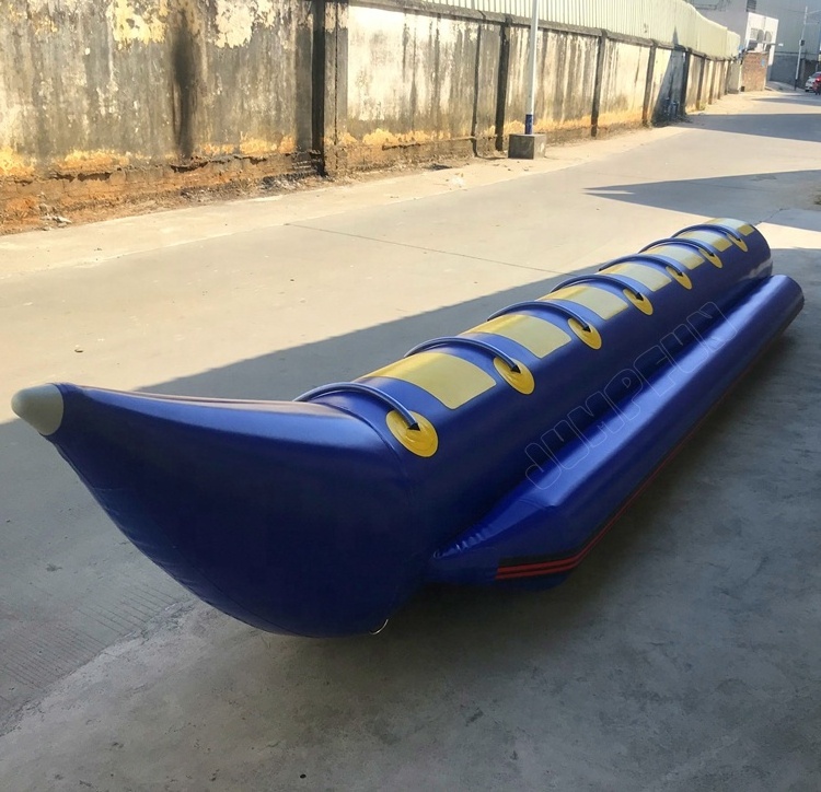 Fast ship 7 person Banana Boat for sale 32OZ best quality water towable inflatable boat for adults