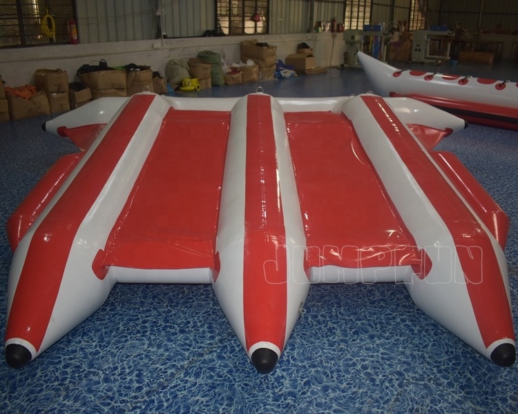 Best sale 2024 customized inflate towable fly fish boat adults Flying Fish Boat for commercial