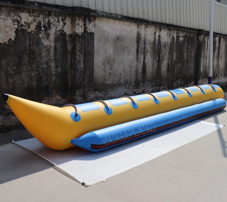 Adults 8 seater Banana Boat 2021 best quality inflate water towable boat for commercial factory price