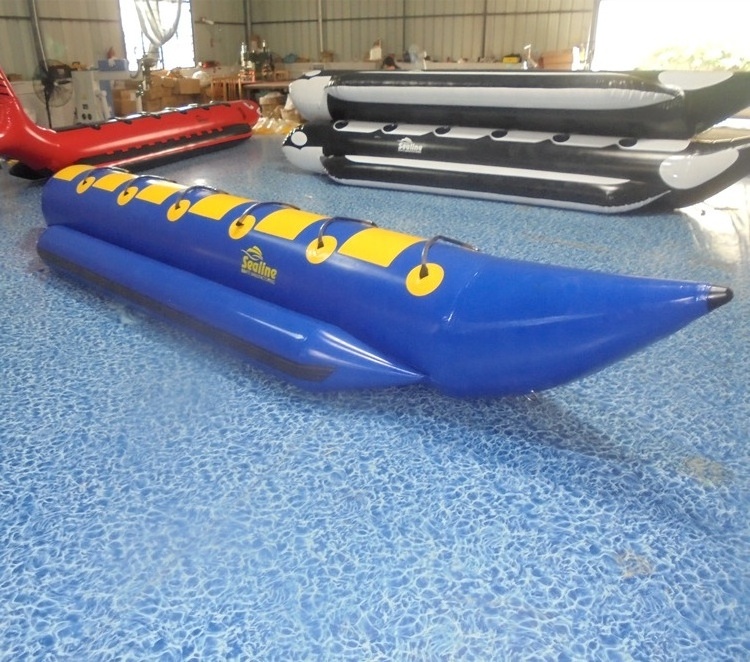 Best sale customized Inflatable water towable sports 6 banana boat best quality water park equipments China