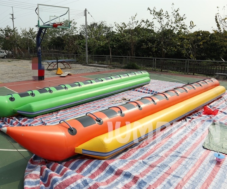 customize 2021 best Rental inflates towable boat for adults 8 to 14 persons Banana boat water sports inflates best factory sale