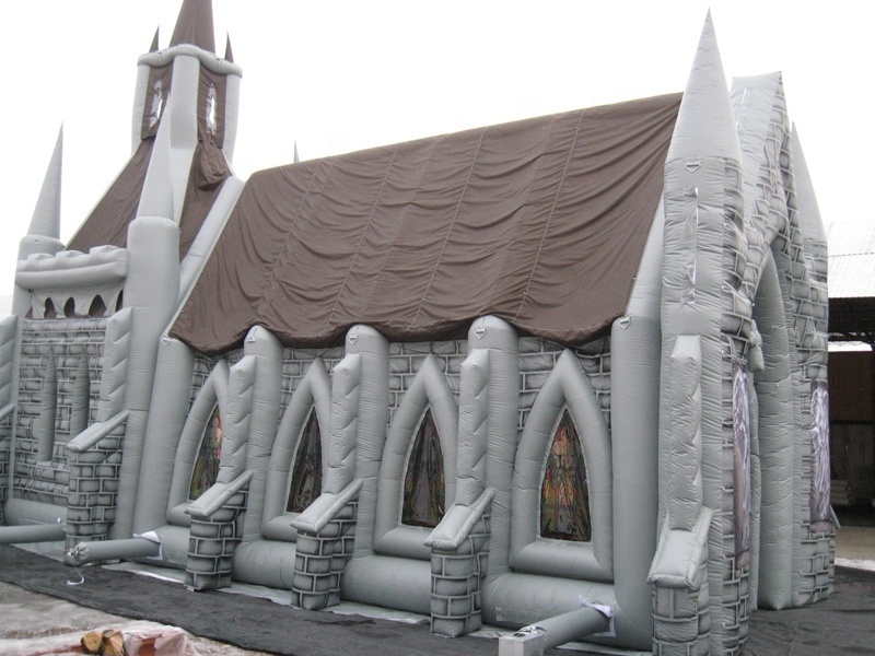 Giant Inflatable Church for commercial 2019 hot sale Wedding Inflatable Tent huge cathedral for rental