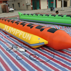 customize 2021 best Rental inflates towable boat for adults 8 to 14 persons Banana boat water sports inflates best factory sale