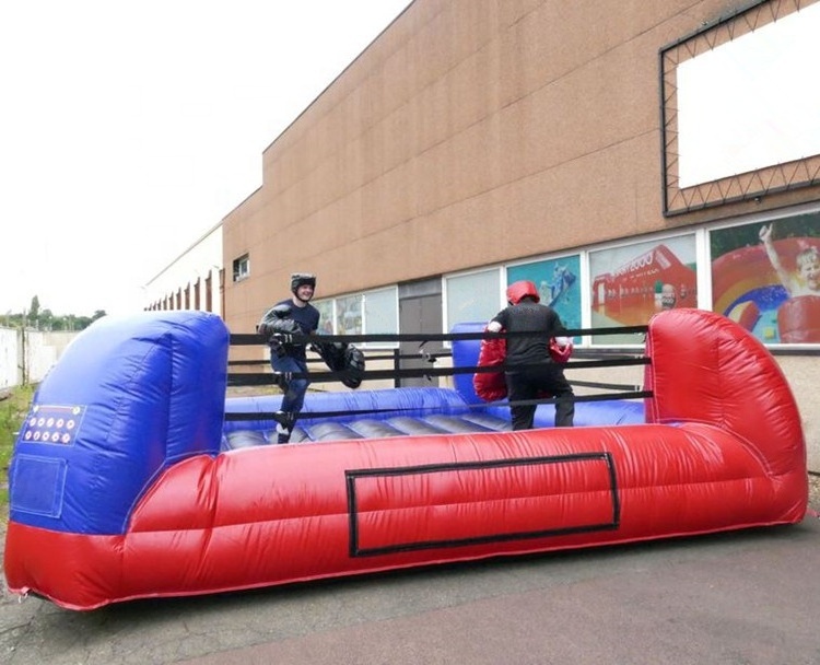 Cheap high quality party rental inflatable battle zone wrestling boxing ring