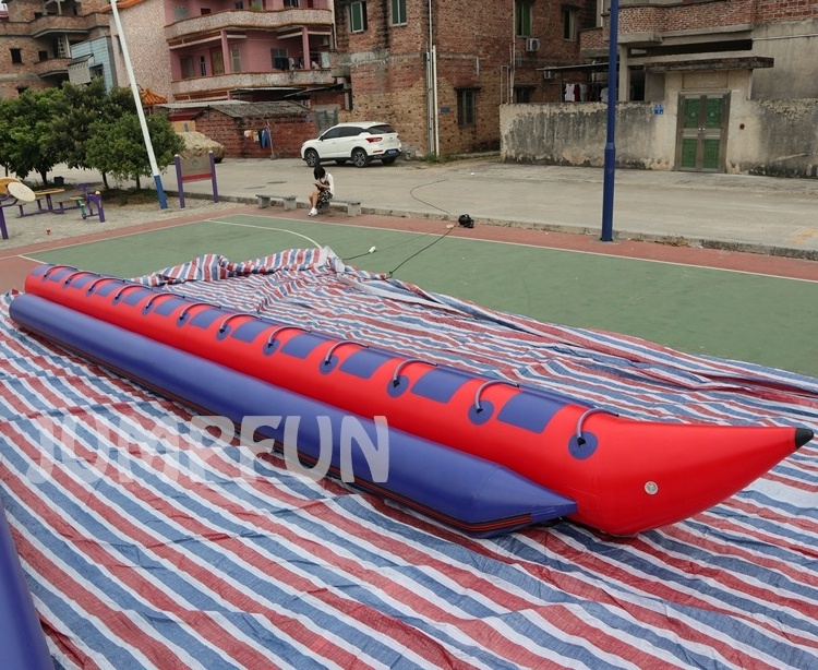 2021 best 12 persons Banana Boat for adults 40cm feet tubes Inflatable water sports towable Banana tube for sale sale