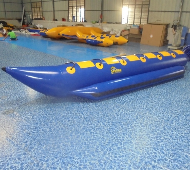 Best sale customized Inflatable water towable sports 6 banana boat best quality water park equipments China