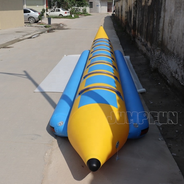 Adults 8 seater Banana Boat 2021 best quality inflate water towable boat for commercial factory price