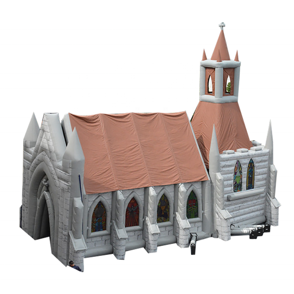 Giant Inflatable Church for commercial 2019 hot sale Wedding Inflatable Tent huge cathedral for rental