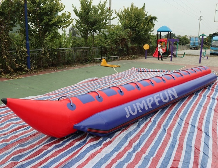 2021 best 12 persons Banana Boat for adults 40cm feet tubes Inflatable water sports towable Banana tube for sale sale