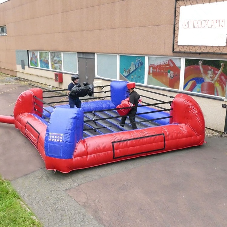 Cheap high quality party rental inflatable battle zone wrestling boxing ring