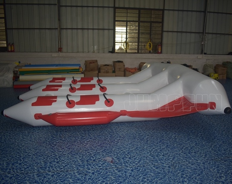 Best sale 2024 customized inflate towable fly fish boat adults Flying Fish Boat for commercial