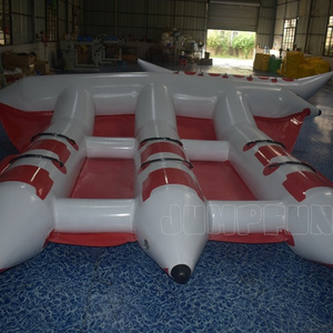 Best sale 2024 customized inflate towable fly fish boat adults Flying Fish Boat for commercial