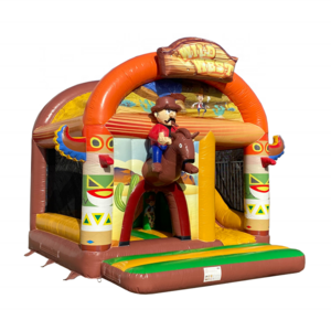 Inflatable Bouncer Cowboy Bouncy Inflatable Castle New Outdoor Or Indoor Moonwalk