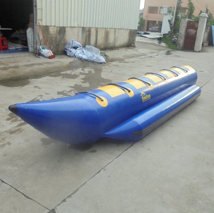 Best sale customized Inflatable water towable sports 6 banana boat best quality water park equipments China