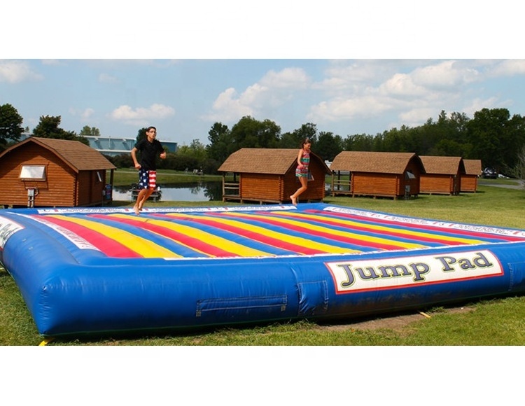 Cheap price JUMPFUN Large inflatable jump pad for adults 15x10 meter inflatable bouncy pad rentl new commercial toys