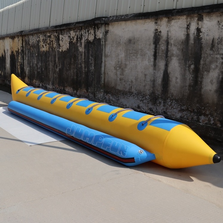 Adults 8 seater Banana Boat 2021 best quality inflate water towable boat for commercial factory price