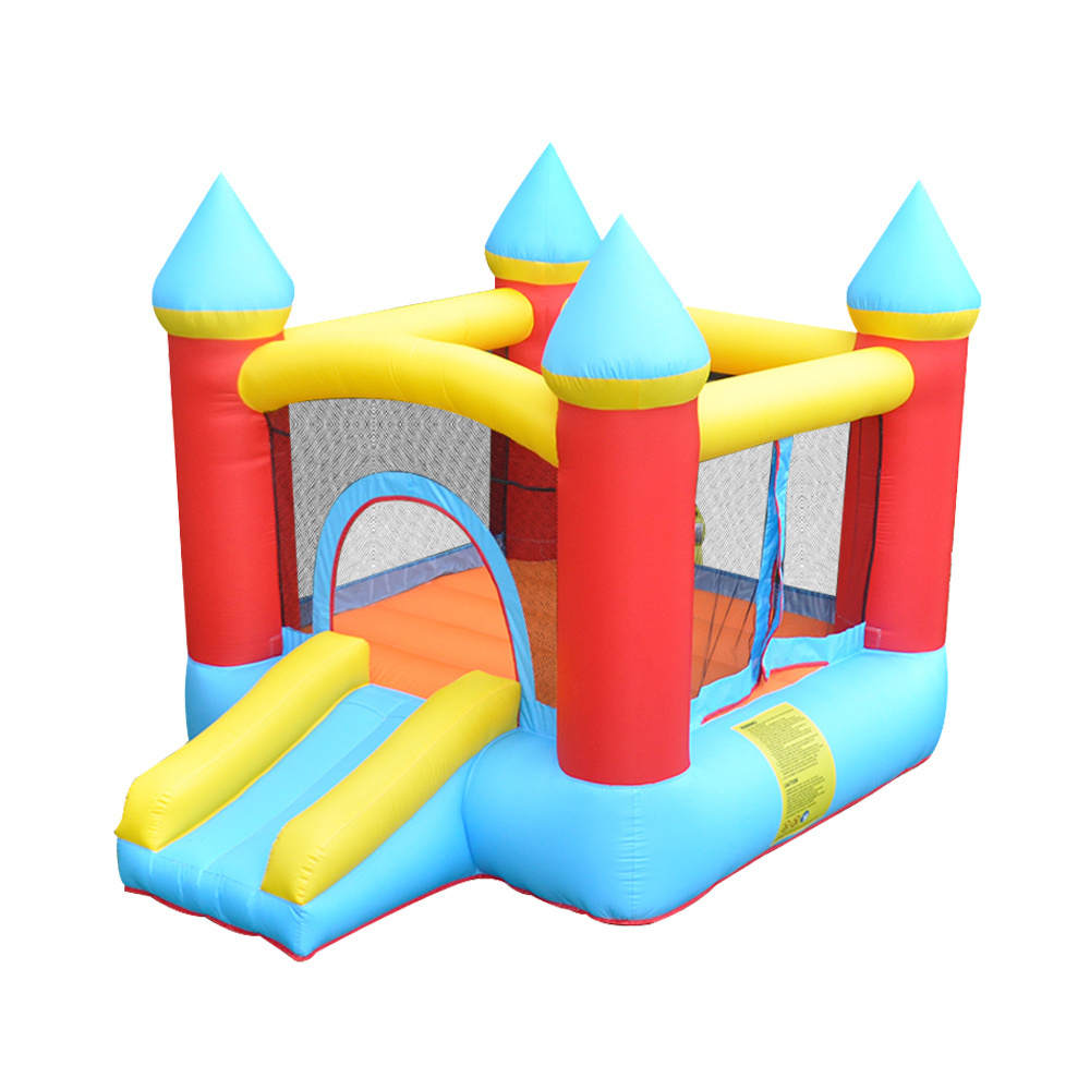 Children funny interesting inflatable jumping castle with rocket design castle house inflatable bouncing party slide