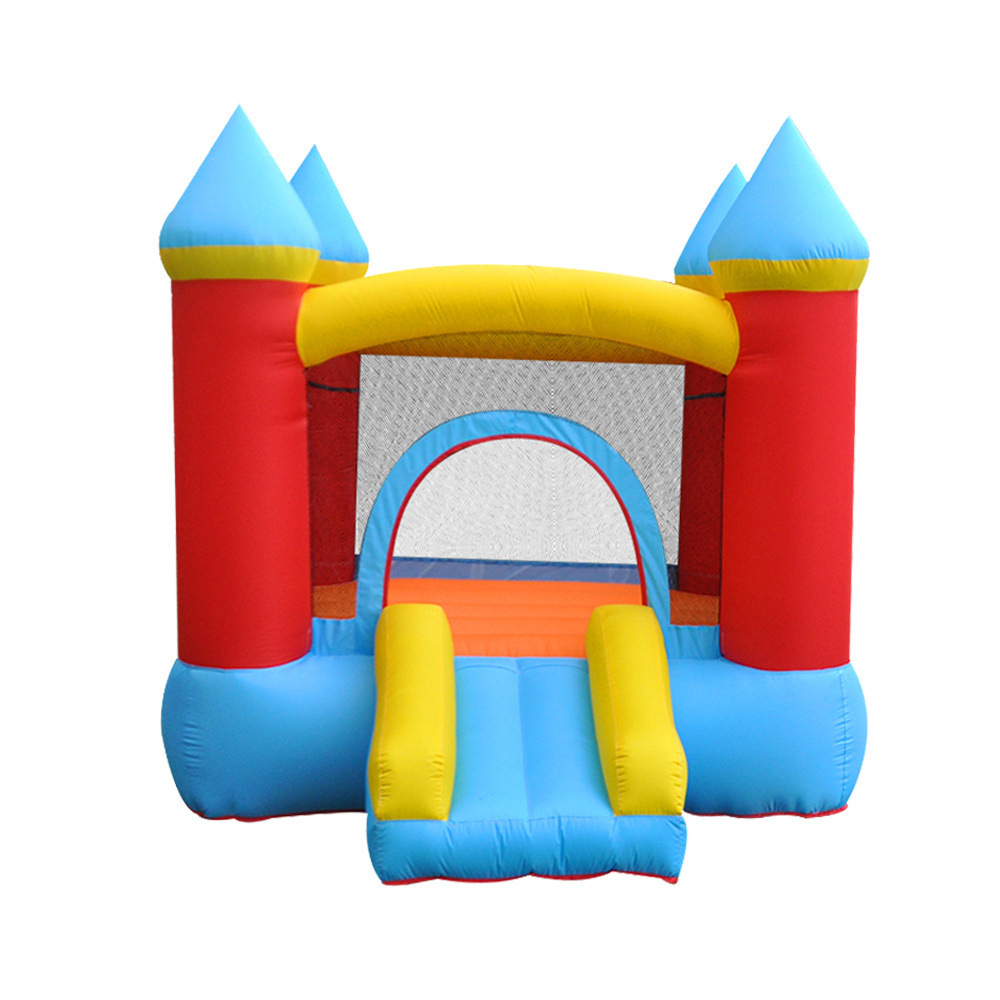 Children funny interesting inflatable jumping castle with rocket design castle house inflatable bouncing party slide