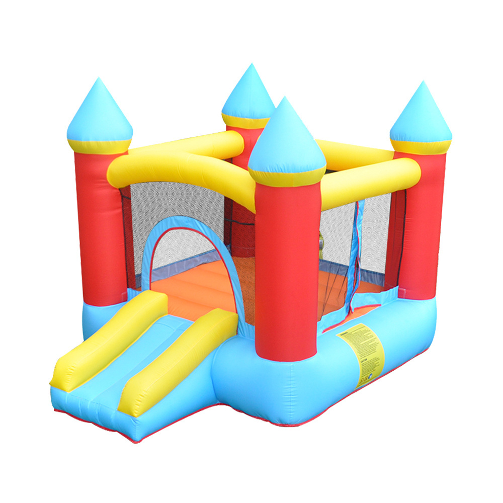 Children funny interesting inflatable jumping castle with rocket design castle house inflatable bouncing party slide