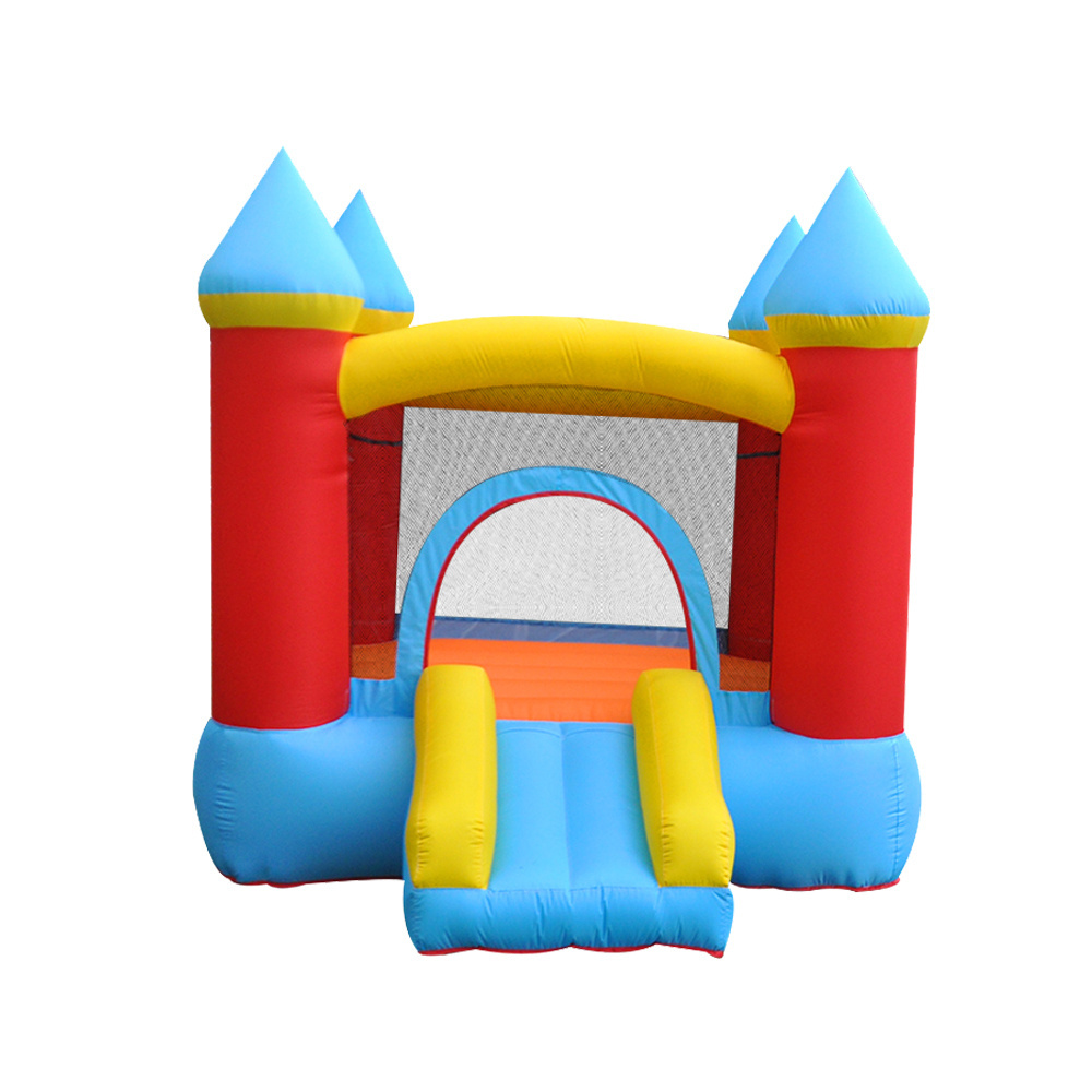 Children funny interesting inflatable jumping castle with rocket design castle house inflatable bouncing party slide