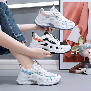 FK53 Fashion flat Women sneakers lady women's thick sole white walking street sports shoes for women