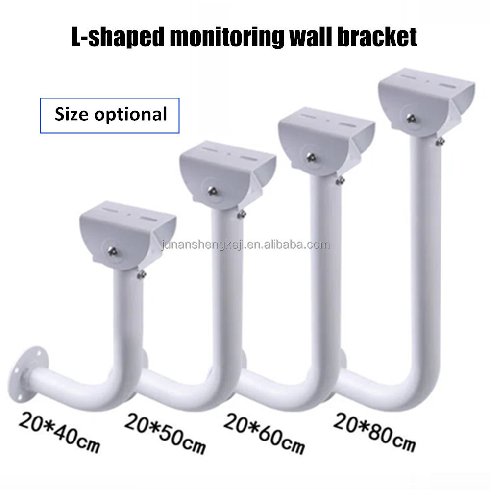 universal CCTV wall mounted surveillance camera L-shaped bracket aluminum alloy camera monitoring camera bracket