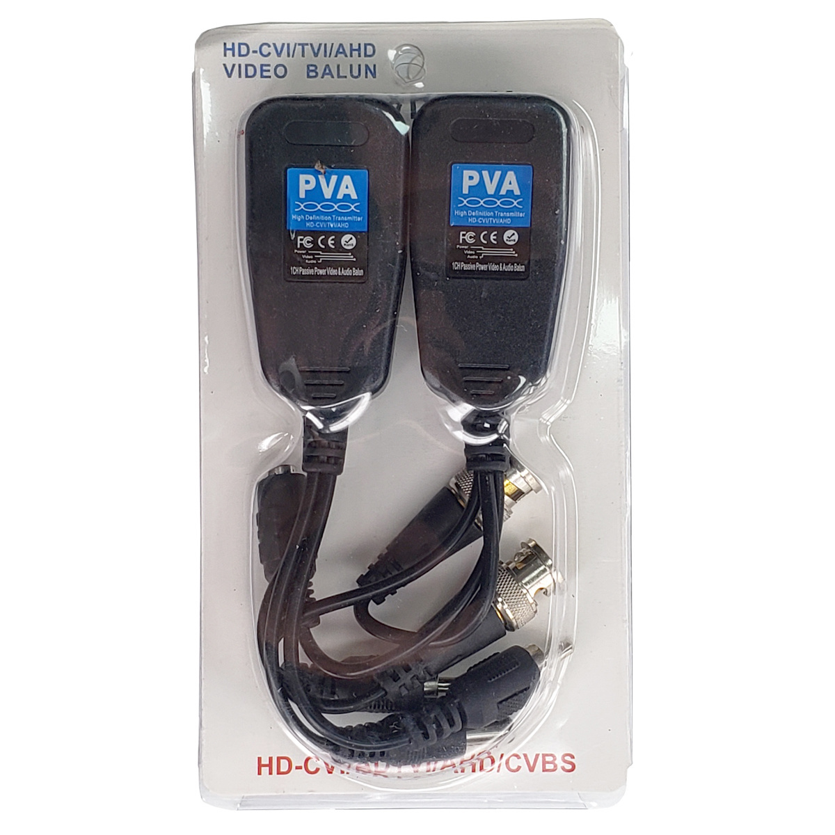 3 In 1 PVA Video Power Audio Balun Cat 5 Connector Video Power Audio Balun