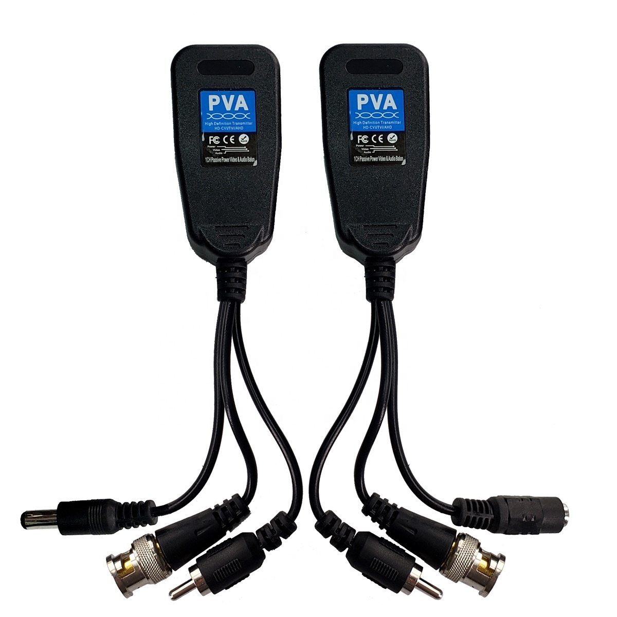 3 In 1 PVA Video Power Audio Balun Cat 5 Connector Video Power Audio Balun