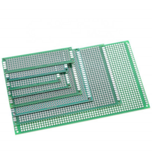 PCB circuit board Double sided tin spray plate Green oil fiberglass universal board