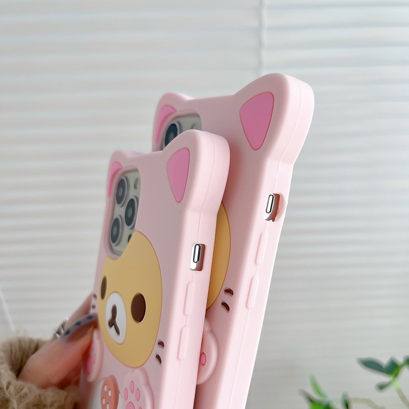 Cartoon design phone shell for phone cute phone case for samsug galaxy A14 A53 cat paw silicone case for Samsung S22 S23 Ultra