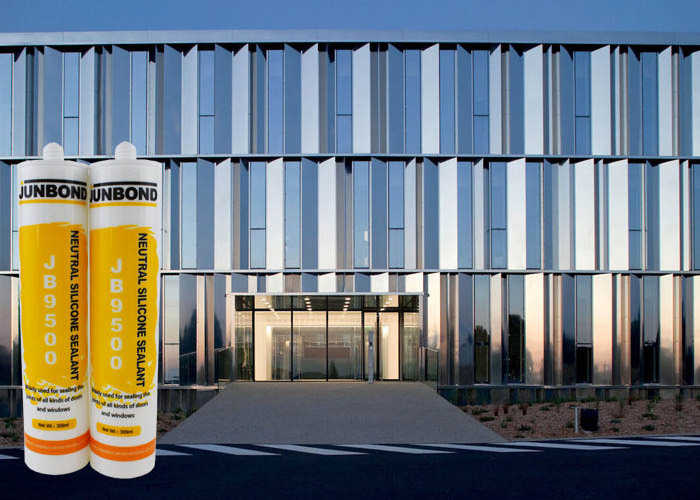 Color Fast Drying Curtain Wall Adhesive Grey Structural Building Material Bond Low Modulus Neutral Cure Silicone Sealant 300 Ml