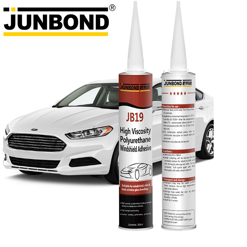 High Viscosity Primer-less Auto Glass Windshield Glue PU Sealant Manufacturers Adhesive and sealant JB19