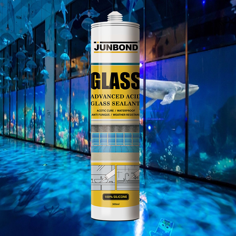 Junbond Silicone Sealant Acetoxy Adhesive Transparent Aquarium Glass Silicone Silicon Sealant Clear Glue