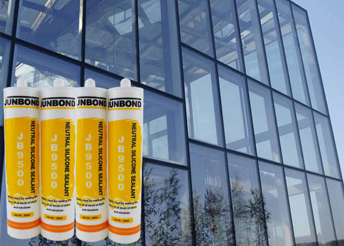 Color Fast Drying Curtain Wall Adhesive Grey Structural Building Material Bond Low Modulus Neutral Cure Silicone Sealant 300 Ml