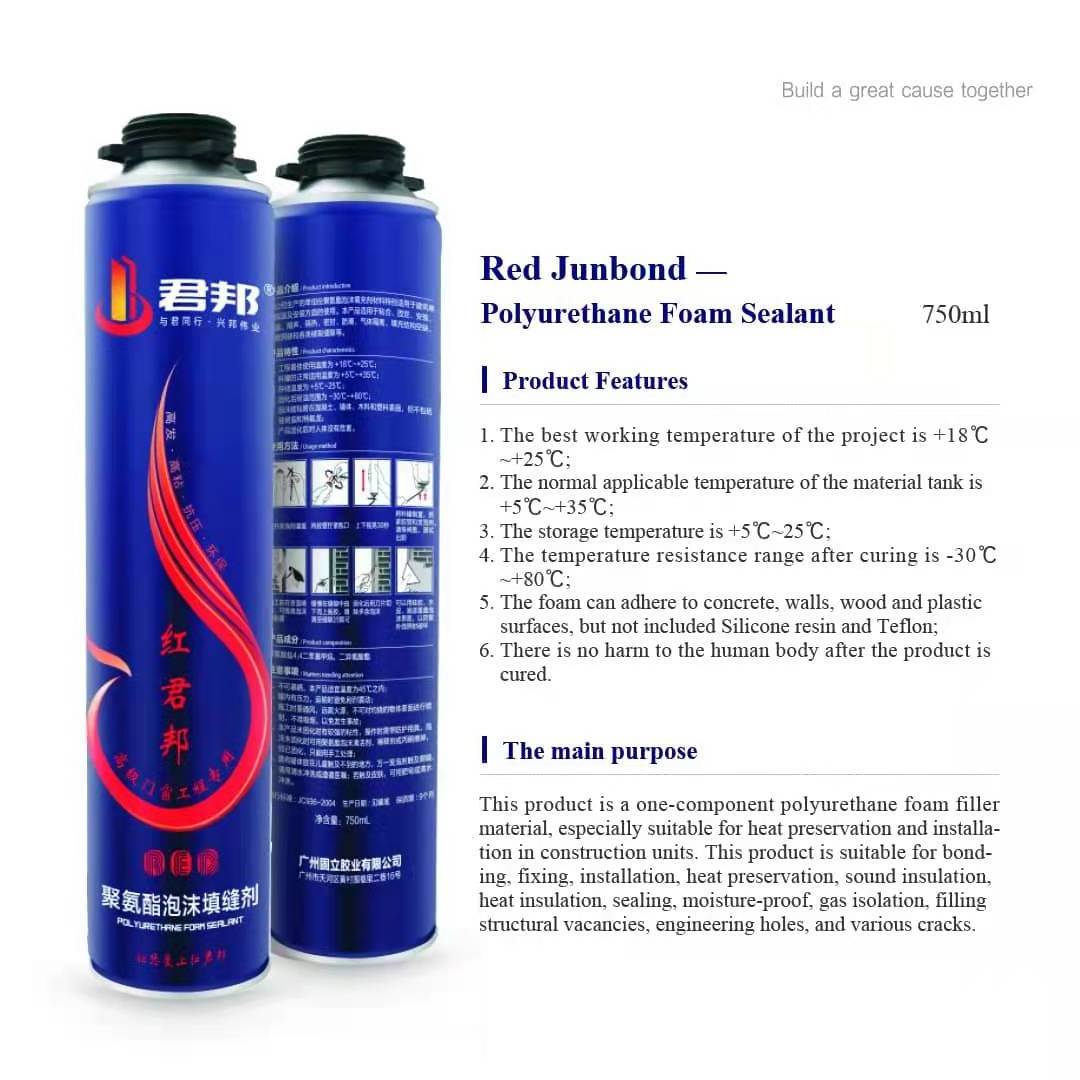 polyurethane Foam closed-cell insulation spray PU foam adhesive