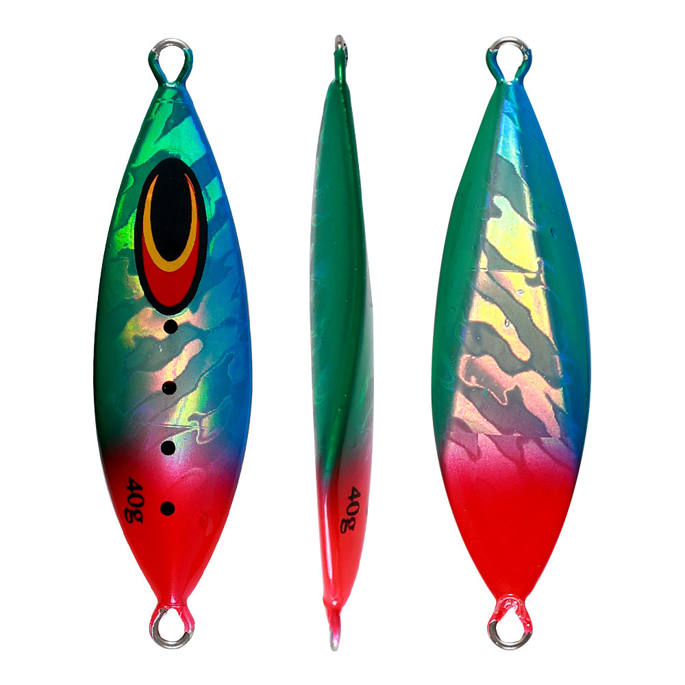 Jiggingpro New Arrivals 40g 60g Slow Lead Casting Jigs Saltwater Jigging Lure Swing Cast Jigs For Kingfish