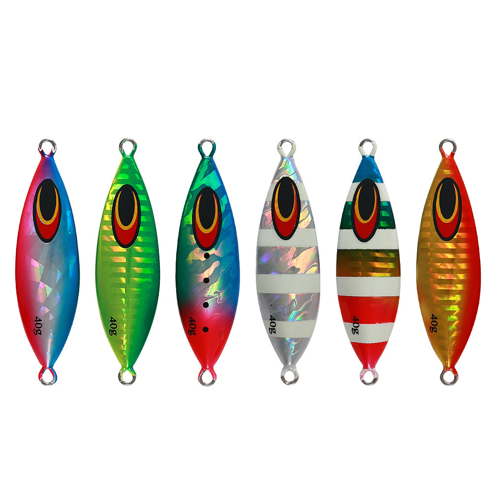 Jiggingpro New Arrivals 40g 60g Slow Lead Casting Jigs Saltwater Jigging Lure Swing Cast Jigs For Kingfish