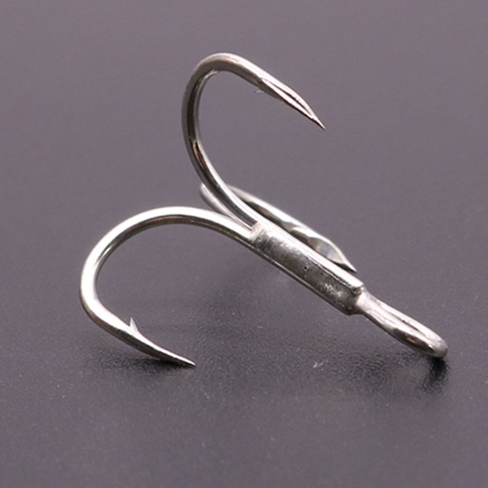 CASTFUN 2# 4# 6# 8# 10#  jig hook Fishing Assist Hook High Carbon Steel Treble Hooks