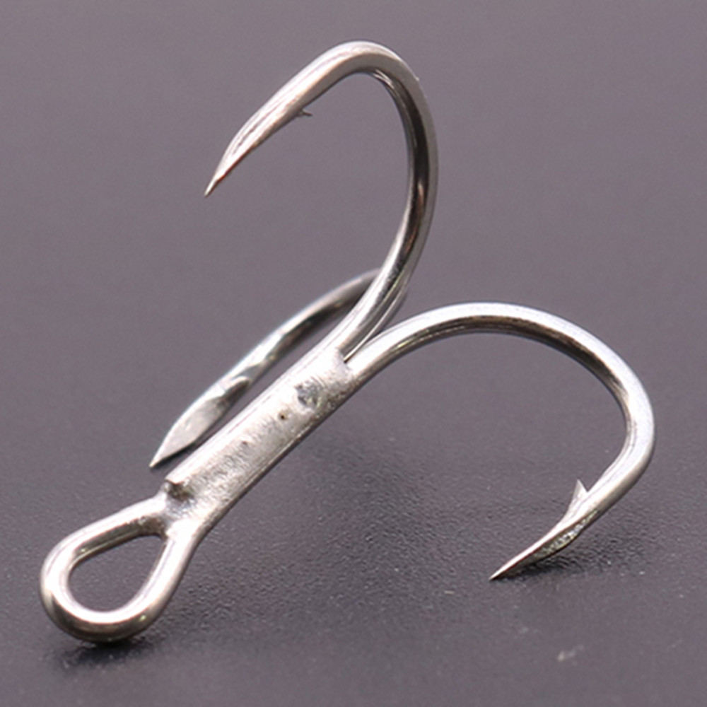 CASTFUN 2# 4# 6# 8# 10#  jig hook Fishing Assist Hook High Carbon Steel Treble Hooks