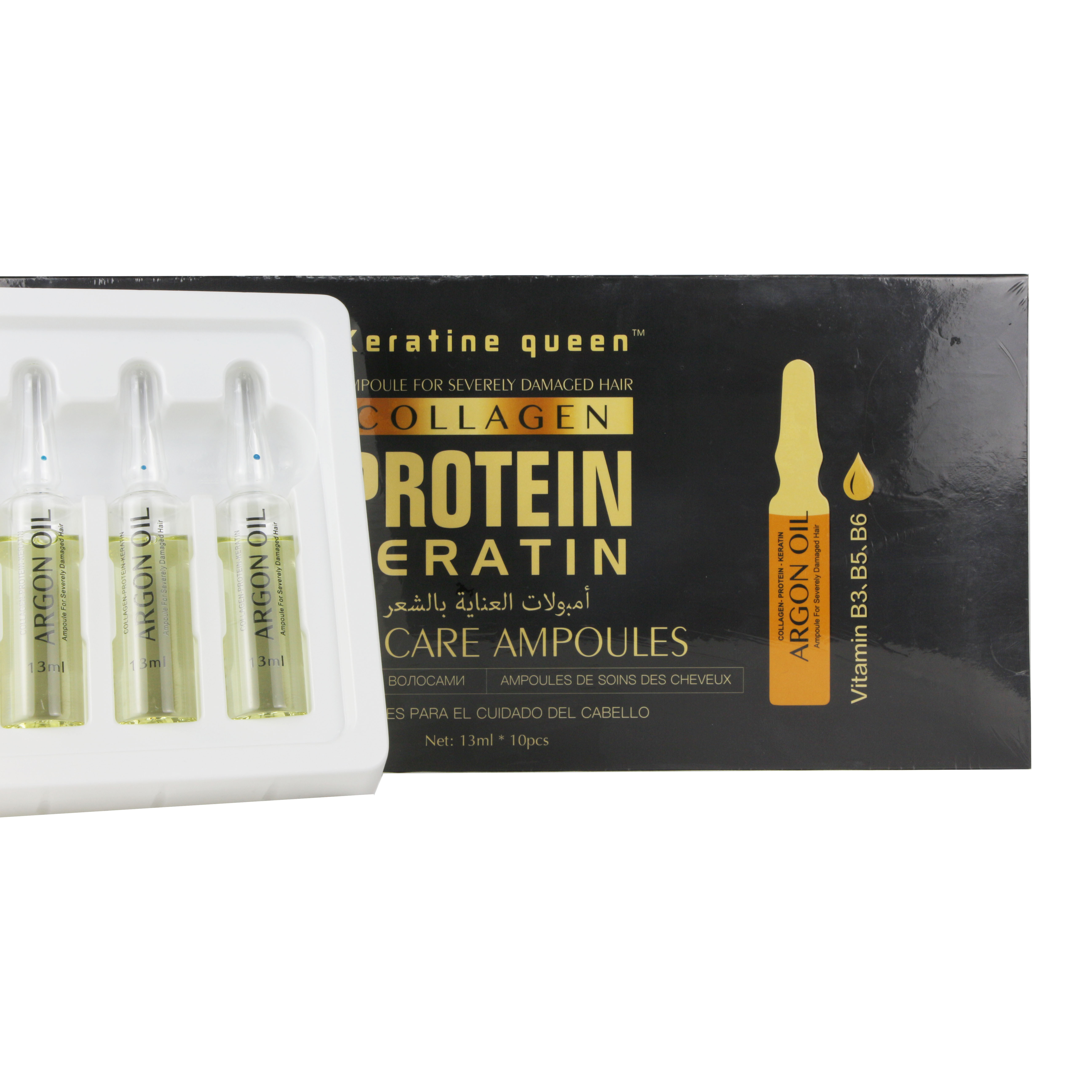 OEM Private Label High Quality Collagen Protein Keratin Argan Oil Ampoule With Free Samples