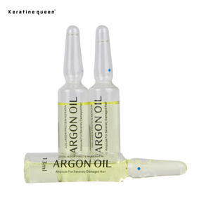 OEM Private Label High Quality Collagen Protein Keratin Argan Oil Ampoule With Free Samples