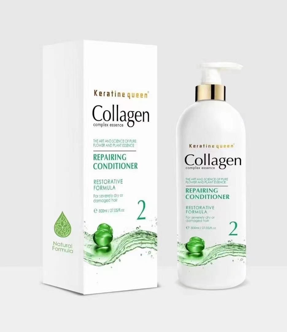 collagen Shampoo Hair Care Set With Box Professional Salon Hair Care Product Conditioner And Shampoo Set